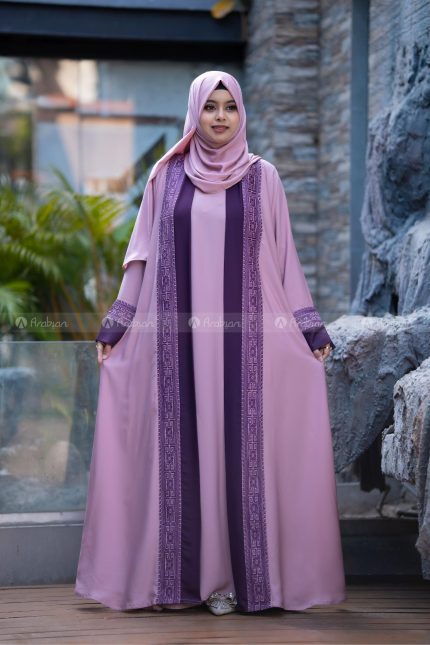 Amani Classic Abaya - Pink