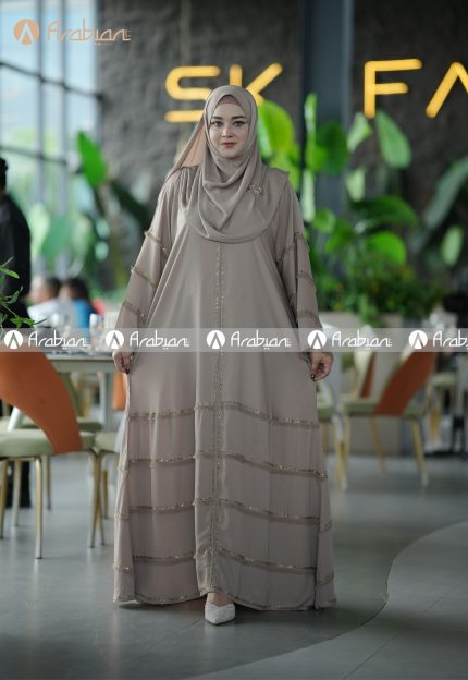 Mannat Classic Abaya - Beige