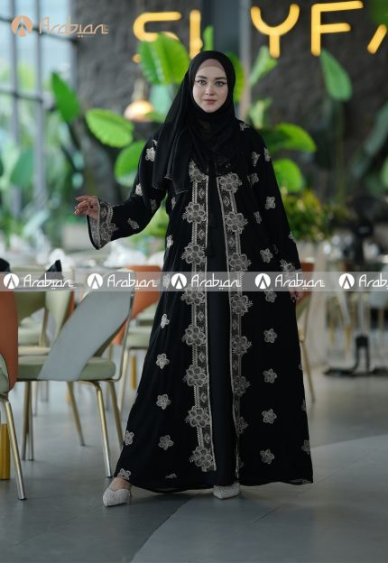 Aysha Georgette Abaya Set (V1)