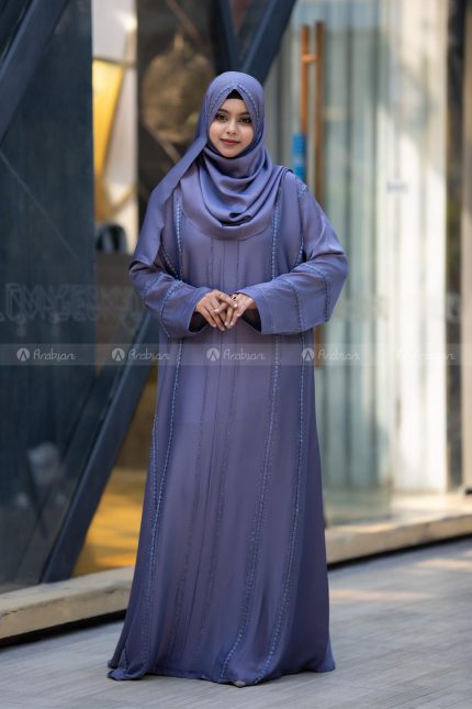 Jinan Flow Abaya - Levander