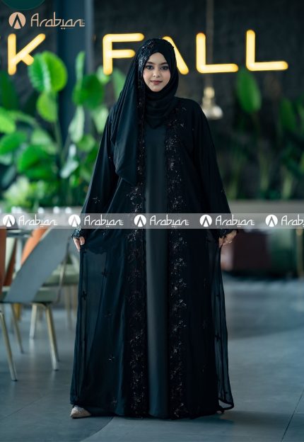 Gorgeous Georgette Abaya Set